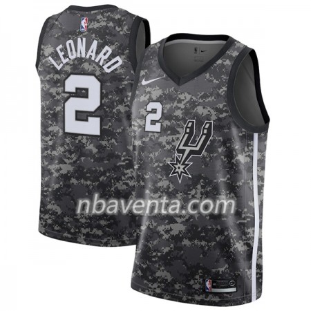 Camiseta Hombre San Antonio Spurs Kawhi Leonard 2 Nike City Edition Swingman